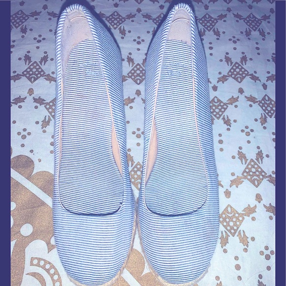 ladies seersucker wedges - Picture 2 of 6